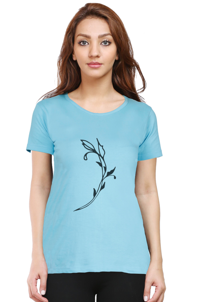 Women's Round Neck Half Sleeve Tshirts