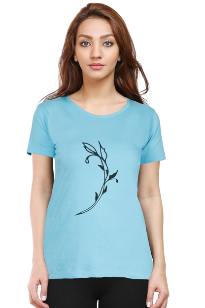 Women's Round Neck Half Sleeve Tshirts