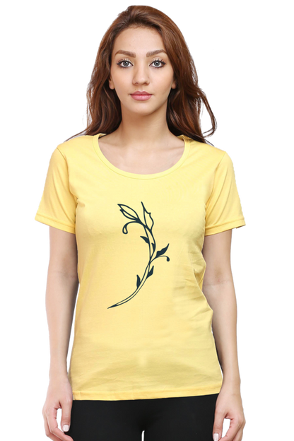 Women's Round Neck Half Sleeve Tshirts