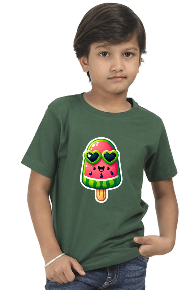 Boys Round Neck Half Sleeve Tshirts