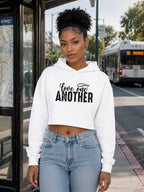 WOMENS WHITE CROP HOODIES