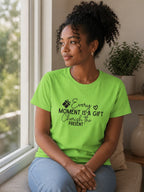 WOMENS LIRIL GREEN ROUNDNECK T-SHIRT