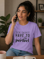 WOMENS IRIS LAVENDER ROUNDNECK T-SHIRT