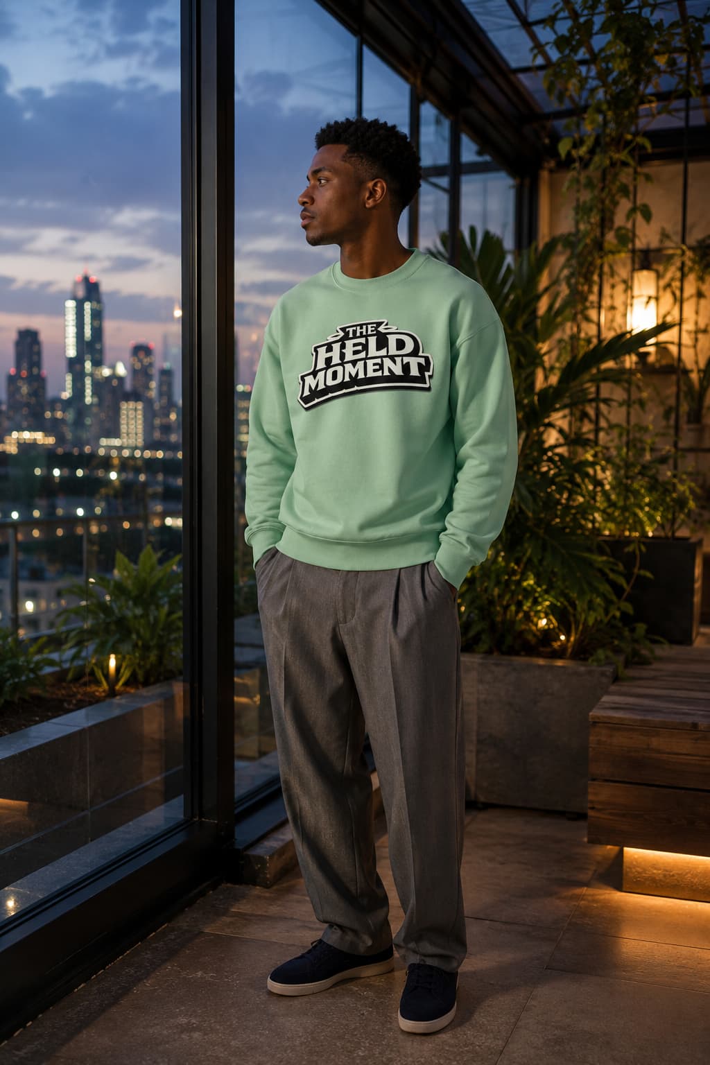 MENS MINT GREEN SWEATSHIRTS