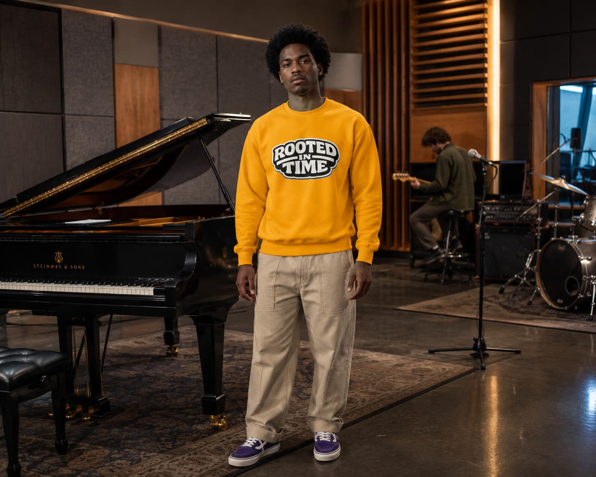 MENS GOLDEN YELLOW SWEATSHIRTS