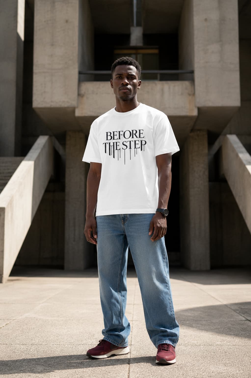 MENS WHITE ROUNDNECK T-SHIRT