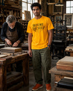 MENS GOLDEN YELLOW ROUNDNECK T-SHIRT