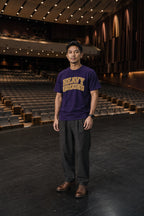 MENS PURPLE ROUNDNECK T-SHIRT