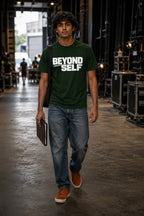 MENS OLIVE GREEN ROUNDNECK T-SHIRT