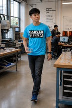 MENS SKY BLUE ROUNDNECK T-SHIRT