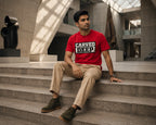 MENS RED ROUNDNECK T-SHIRT