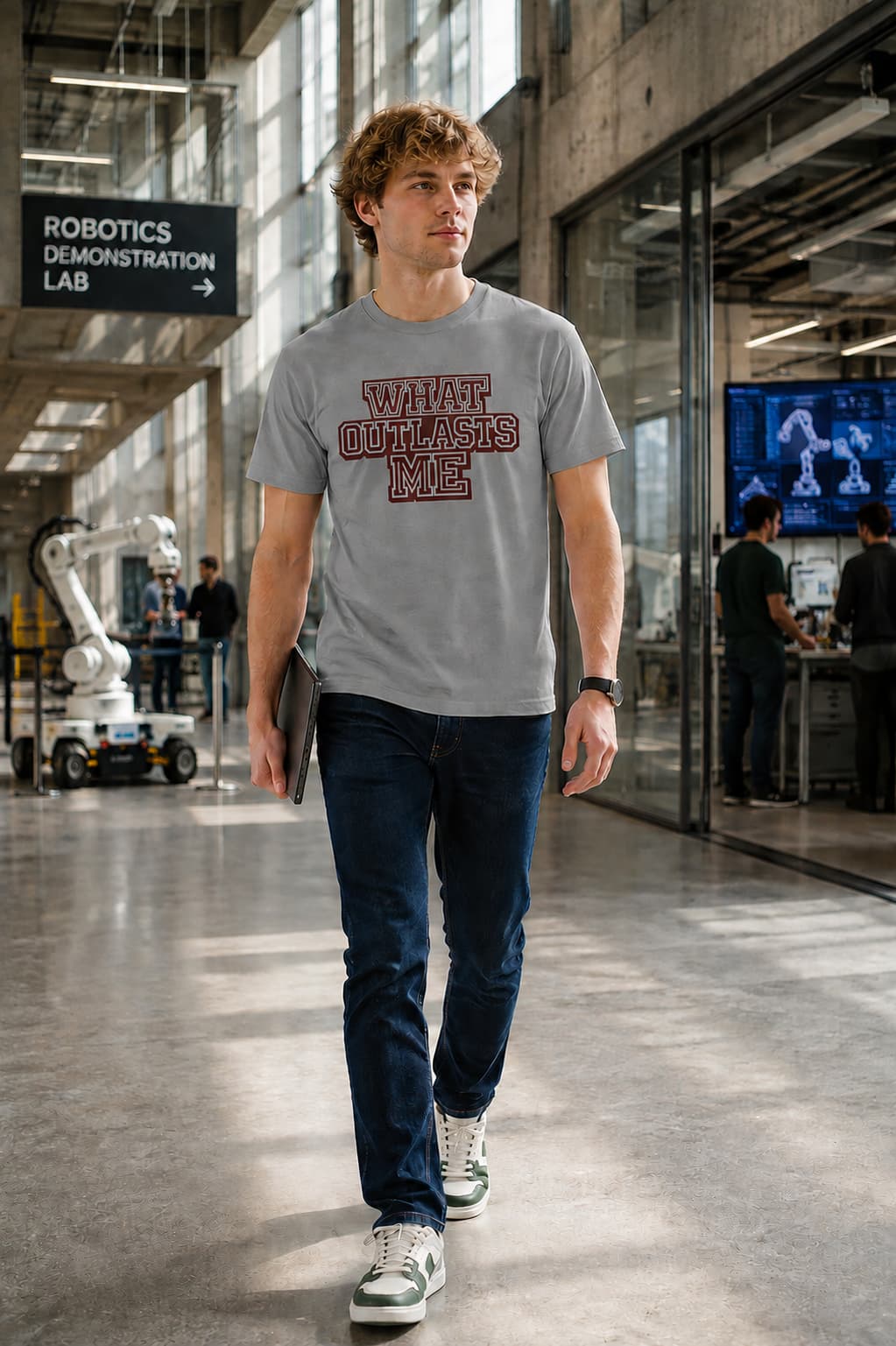 MENS SILVER FROST ROUNDNECK T-SHIRT