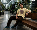 MENS ALMOND ROUNDNECK T-SHIRT