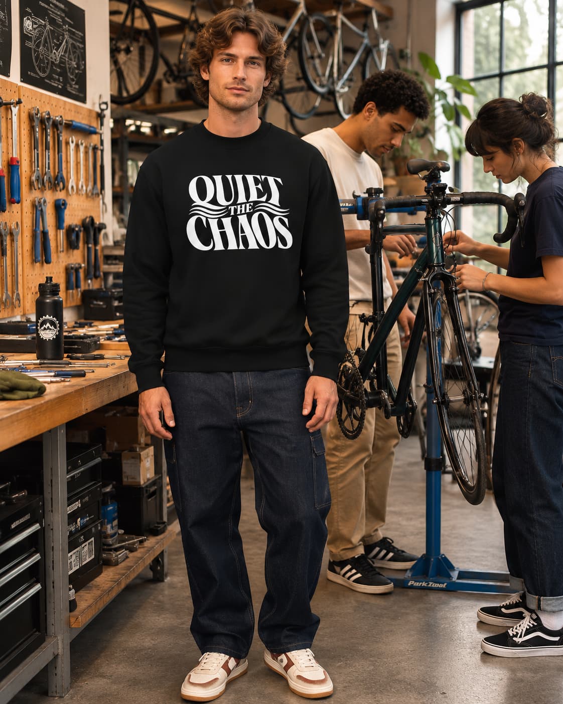 MENS BLACK SWEATSHIRTS