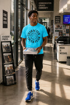 MENS SKY BLUE ROUNDNECK T-SHIRT