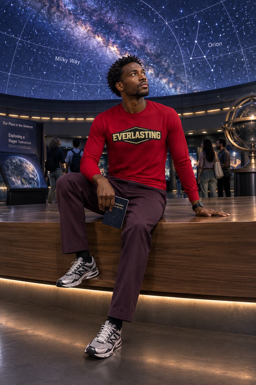 karavirs™ Everlasting — Red Full-Sleeve Tee