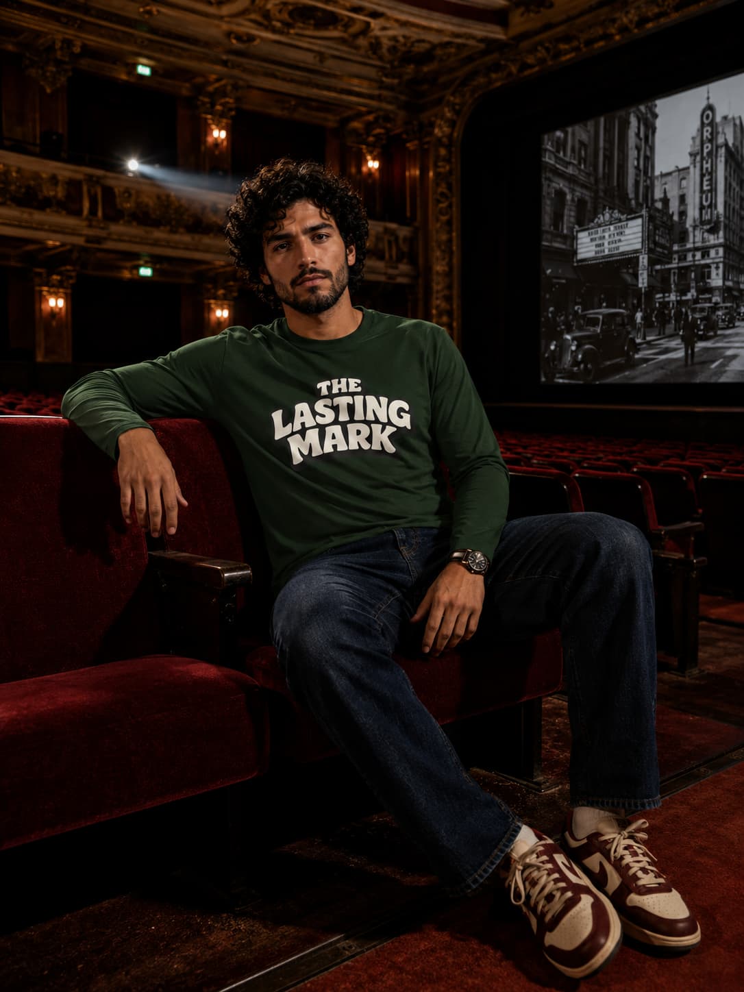 karavirs™ The Lasting Mark — Olive Green Full-Sleeve Tee