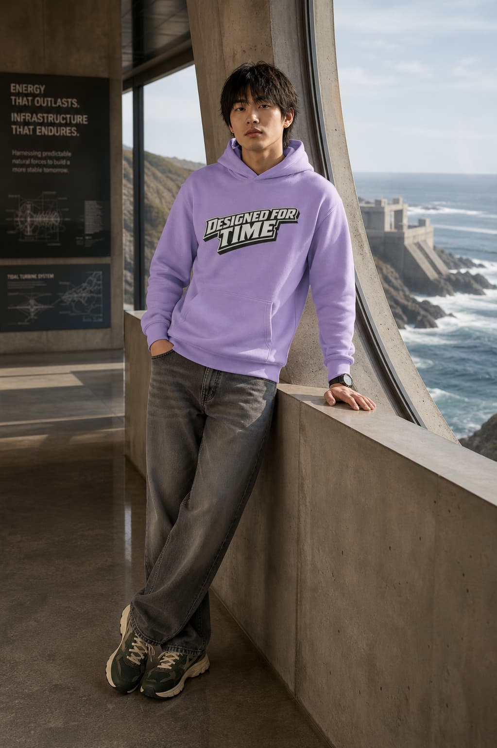 karavirs™ Designed For Time — Iris Lavender Hoodie