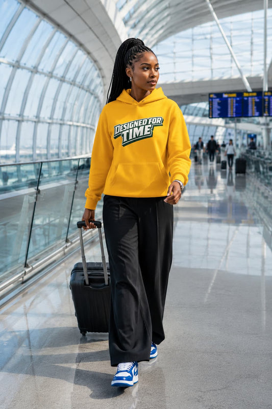 karavirs™ Designed For Time — Golden Yellow Hoodie