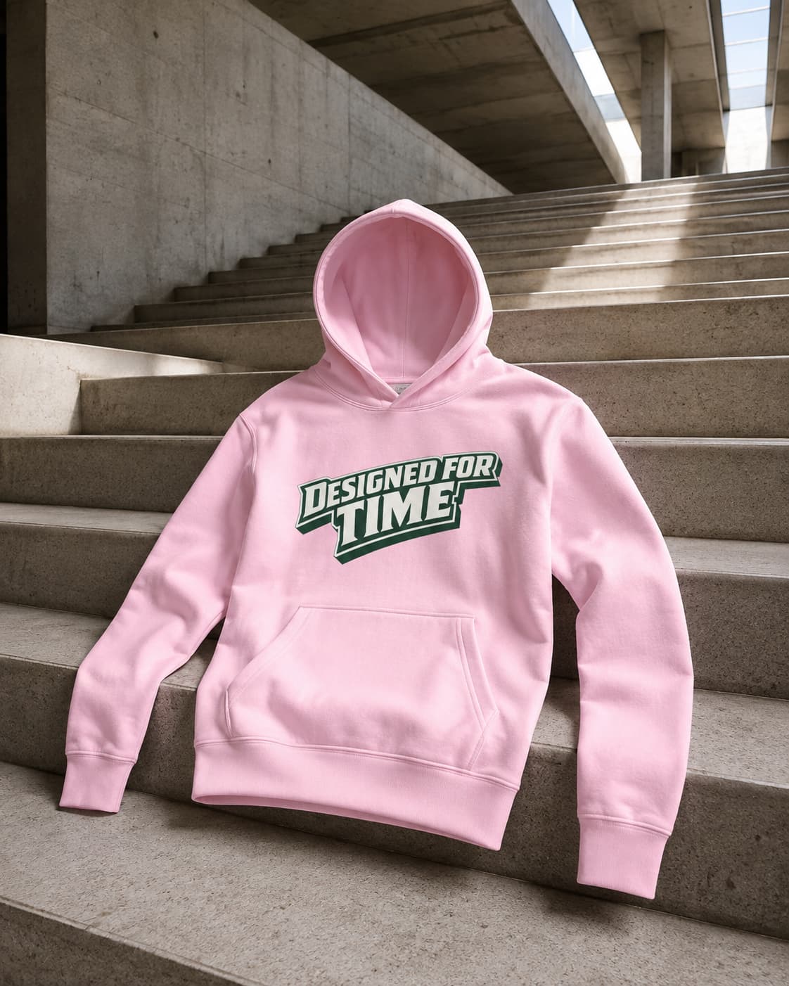 karavirs™ Designed For Time — Light Pink Hoodie