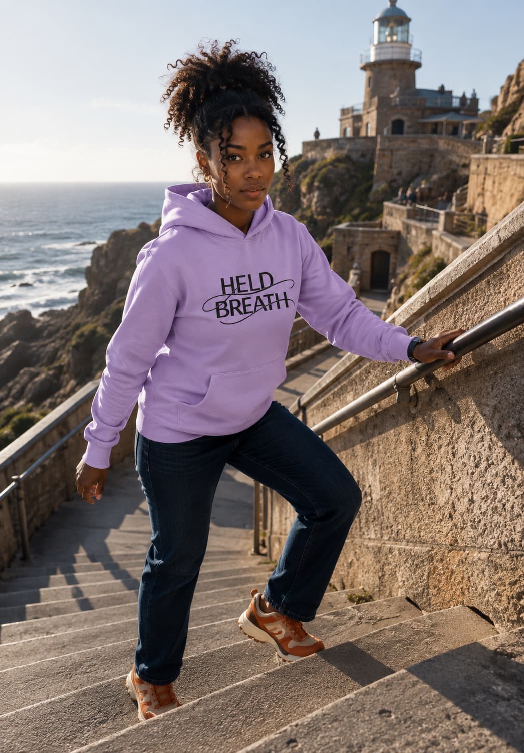 karavirs™ Held Breath — Iris Lavender Hoodie