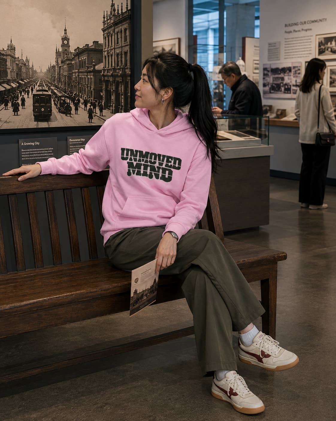 karavirs™ Unmoved Mind — Light Pink Hoodie