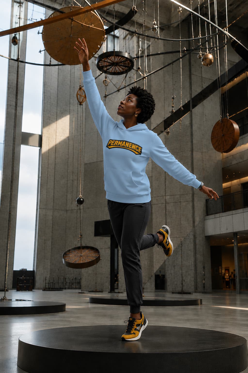 karavirs™ Permanence — Baby Blue Hoodie