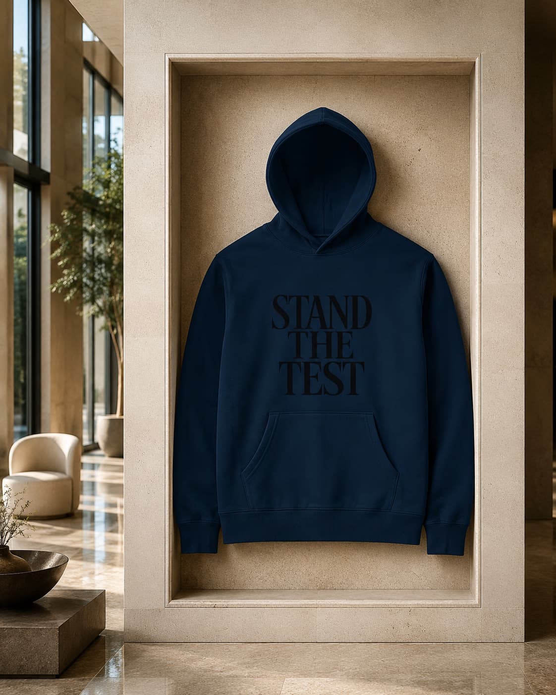 karavirs™ Stand The Test — Navy Blue Hoodie