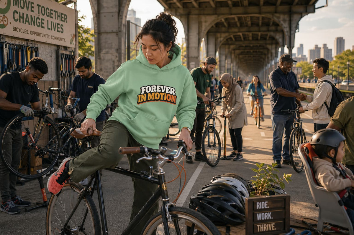 karavirs™ Forever In Motion — Mint Green Hoodie