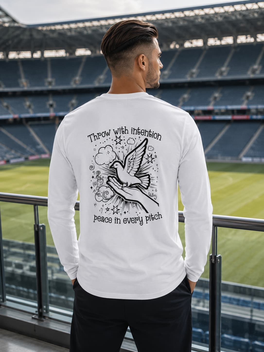 MENS WHITE ROUNDECK FULL SLEEVE