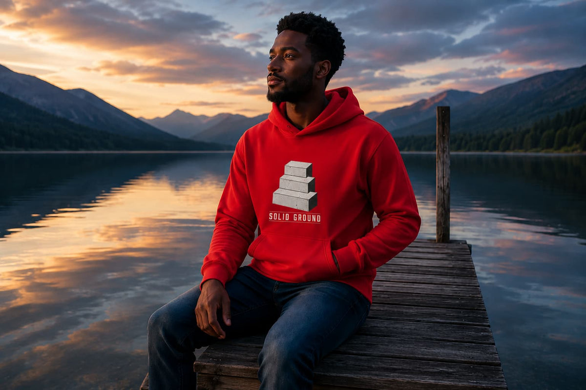 MENS RED HOODIES 