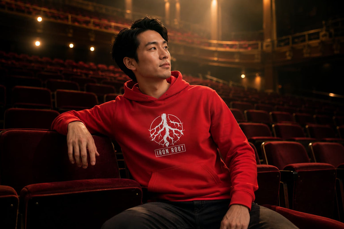 MENS RED HOODIES 