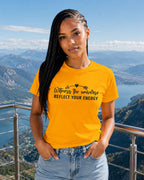 WOMENS GOLDEN YELLOW ROUNDNECK T-SHIRT