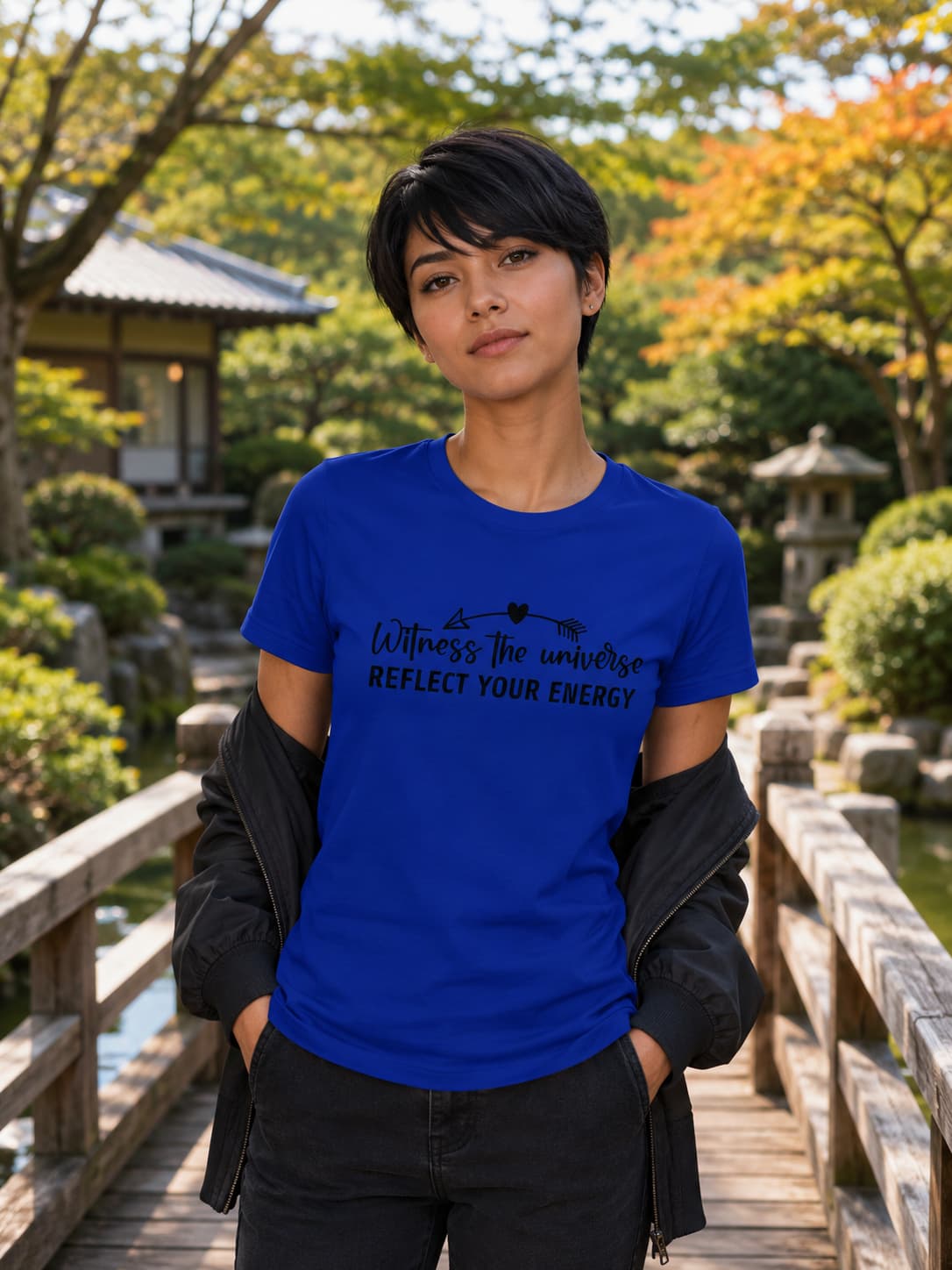 WOMENS ROYAL BLUE ROUNDNECK T-SHIRT
