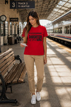 WOMENS RED ROUNDNECK T-SHIRT