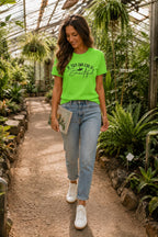 WOMENS LIRIL GREEN ROUNDNECK T-SHIRT