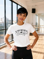 WOMENS WHITE ROUNDNECK T-SHIRT
