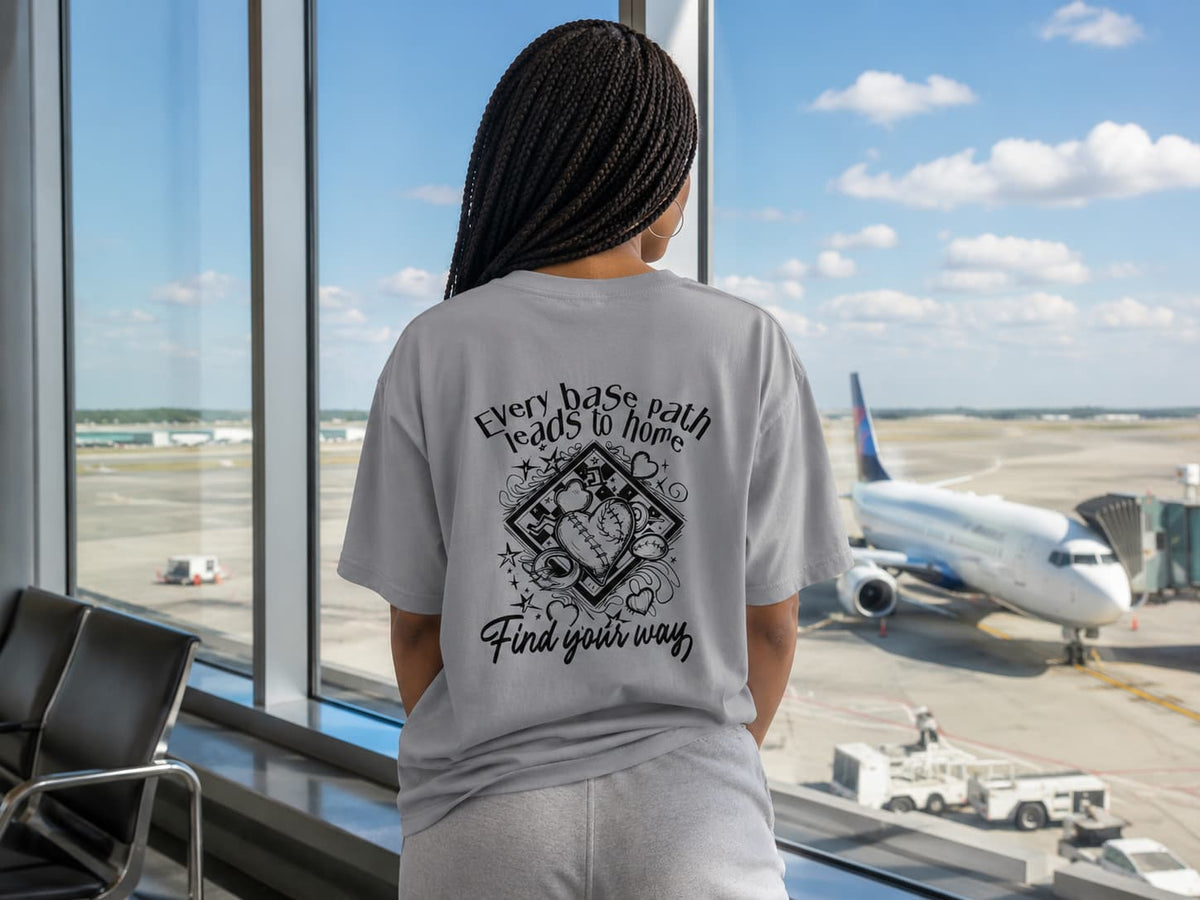 WOMENS SILVER FROST OVERSIZED ROUNDNECK T-SHIRT