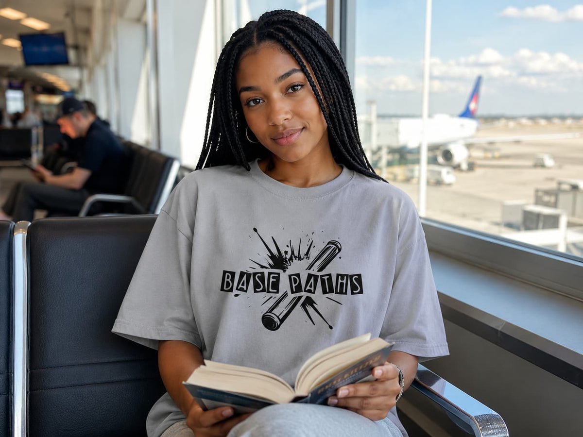 WOMENS SILVER FROST OVERSIZED ROUNDNECK T-SHIRT