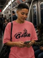 WOMENS DUSTY ROSE OVERSIZED ROUNDNECK T-SHIRT
