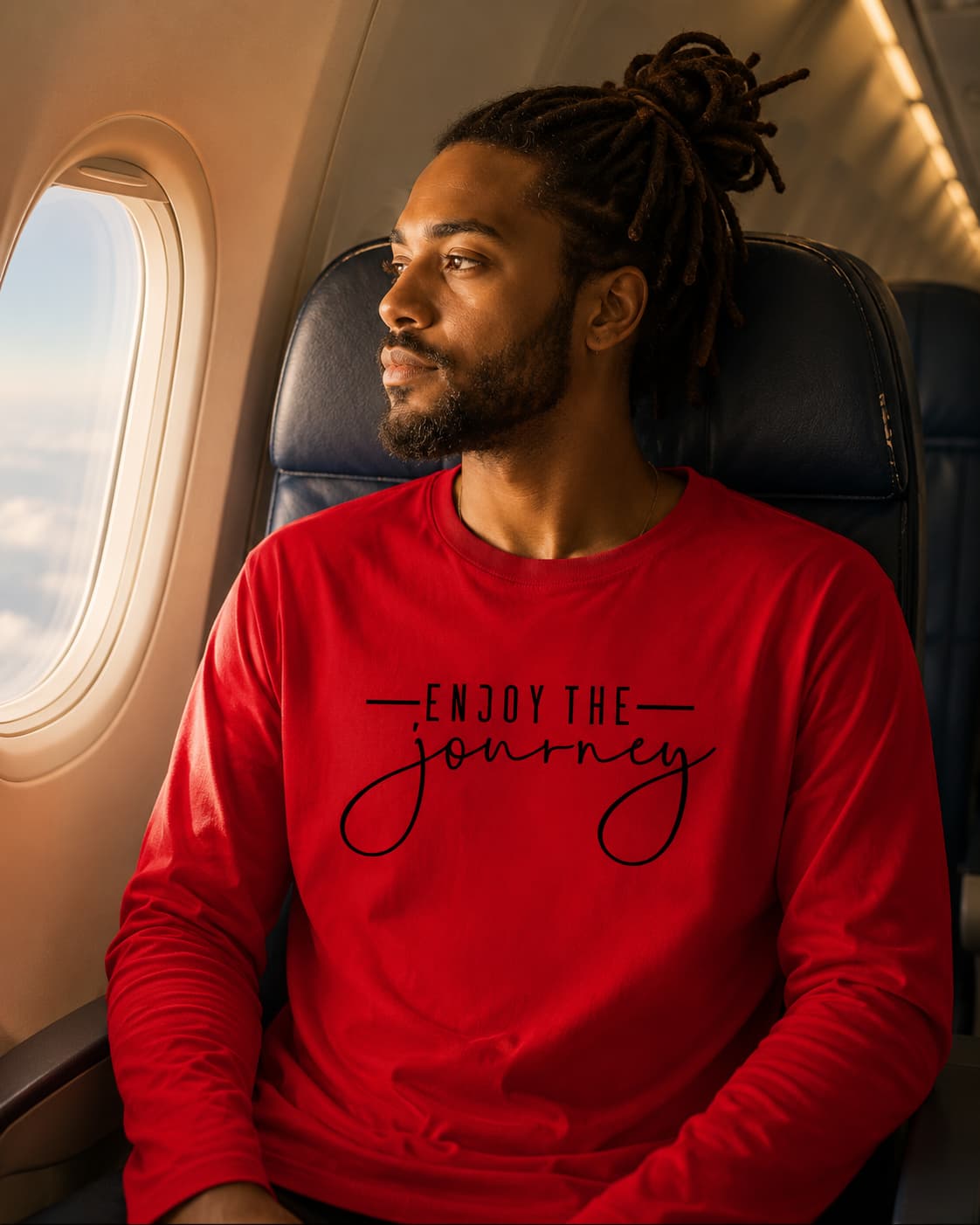 MENS RED ROUNDECK FULL SLEEVE