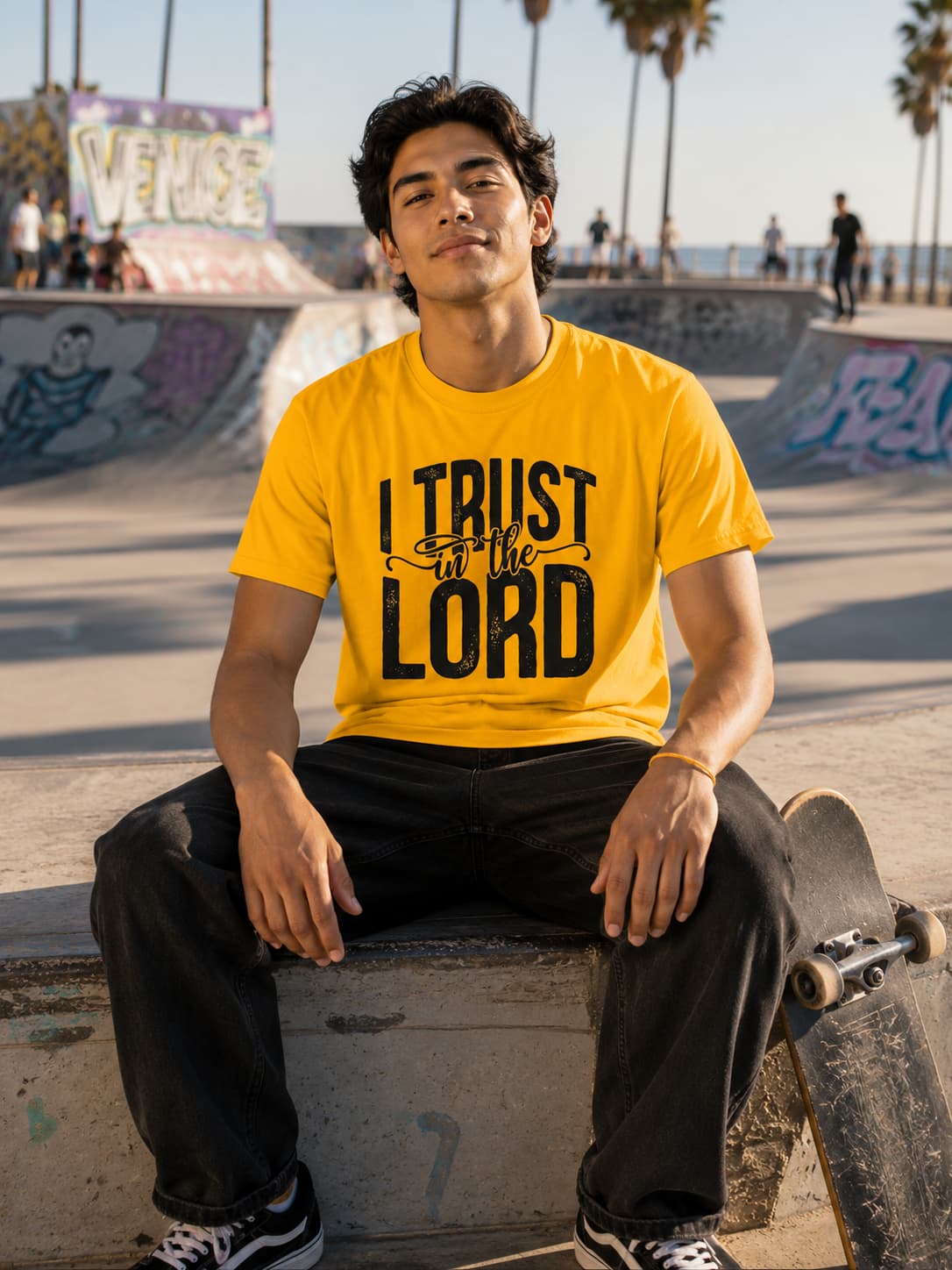 MENS GOLDEN YELLOW ROUNDNECK T-SHIRT