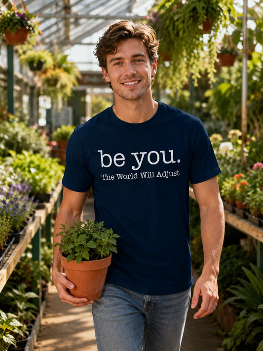 MENS NAVY BLUE ROUNDNECK T-SHIRT