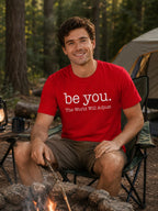 MENS RED ROUNDNECK T-SHIRT