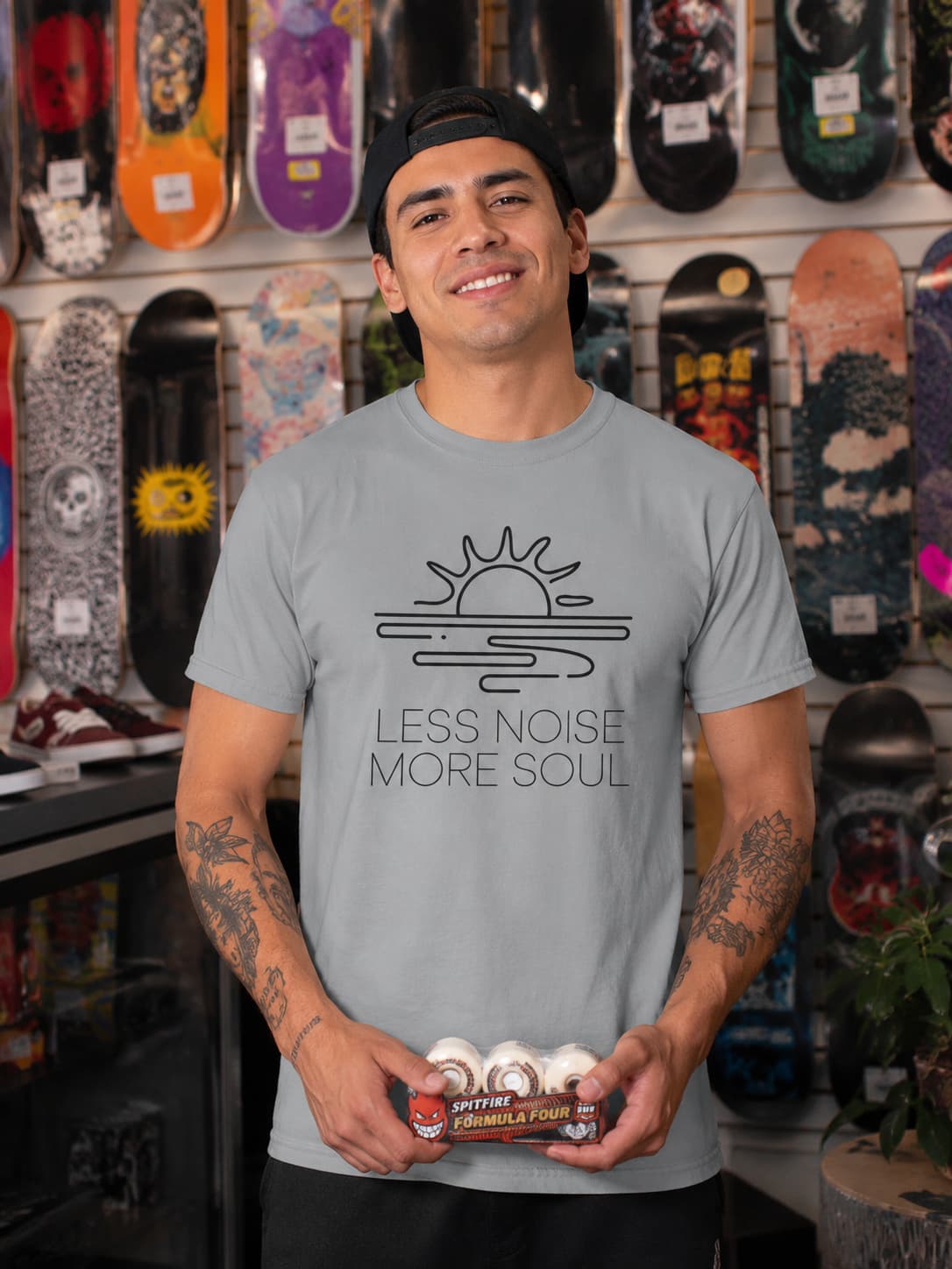 MENS SILVER FROST ROUNDNECK T-SHIRT