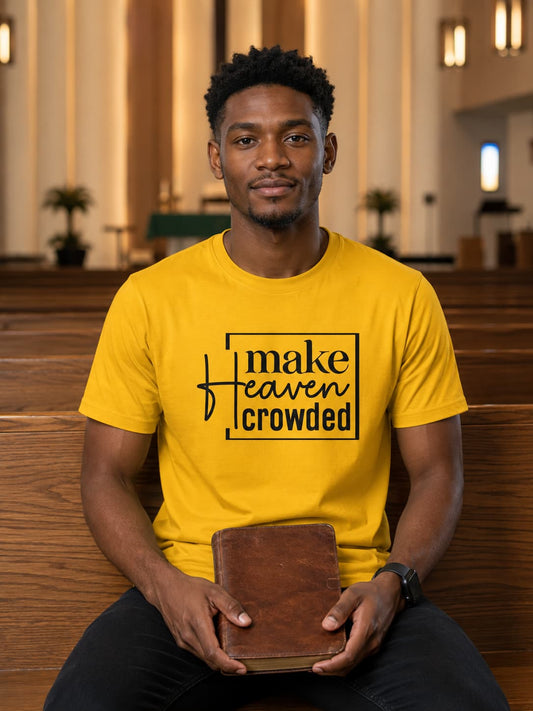 MENS GOLDEN YELLOW RUNDNECK T-SHIRT