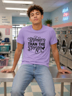 MENS IRIS LAVENDER ROUNDNECK T-SHIRT 