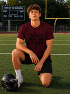 MENS BURGUNDY ROUNDNECK T-SHIRT 