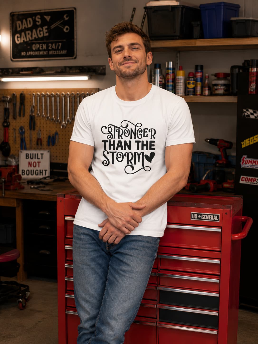 MENS WHITE ROUNDNECK T-SHIRT 