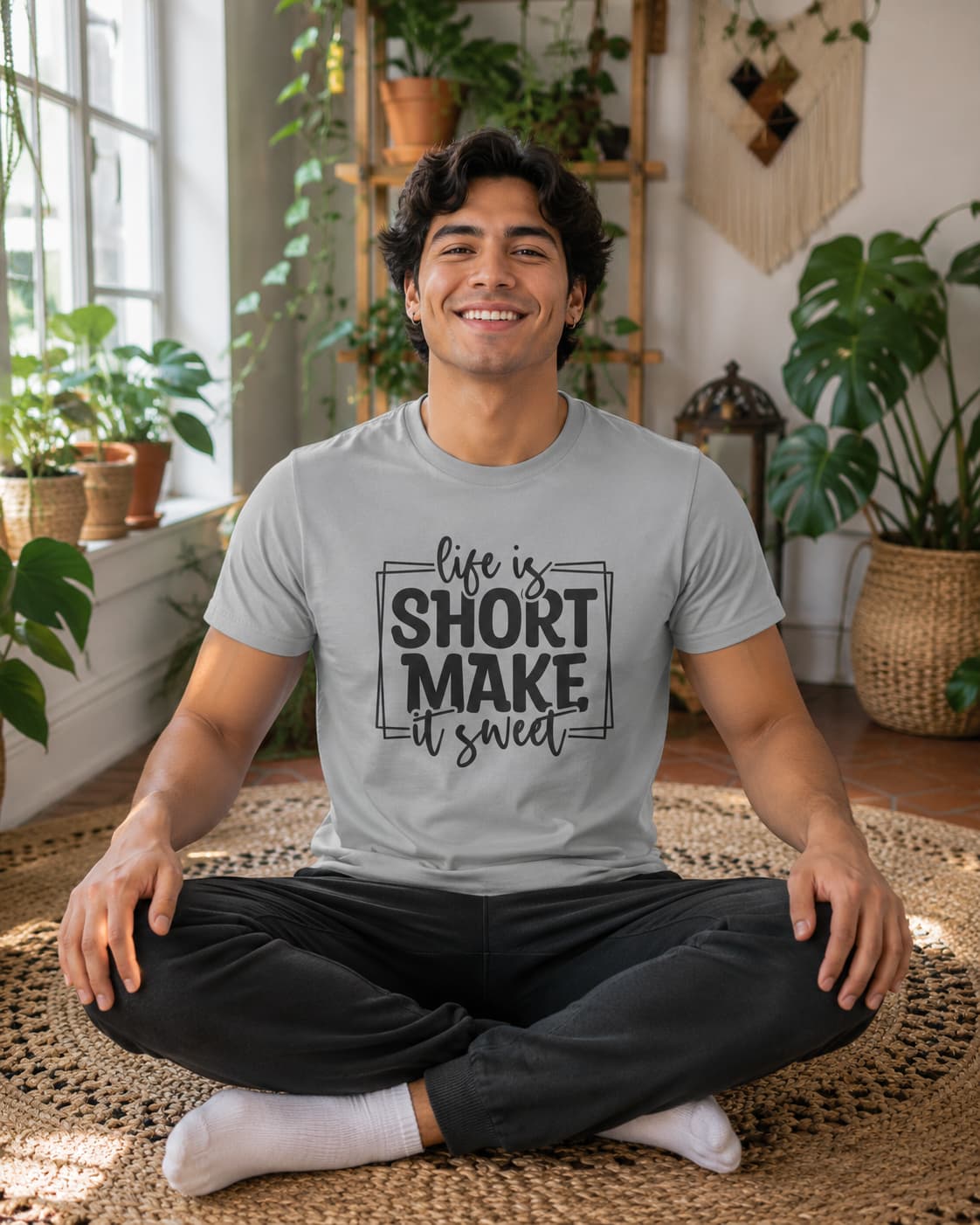 MENS SILVER FROST ROUNDNECK T-SHIRT 